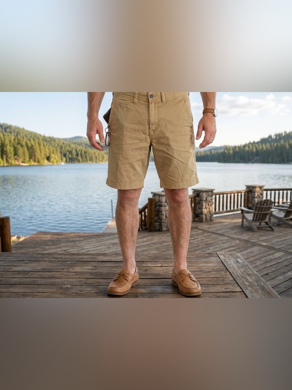 American Eagle khaki shorts